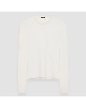 JOSEPH Silk Stretch Top - White