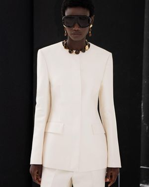 JOSEPH Veste Myra En Mélange Coton Et Soie - Noir