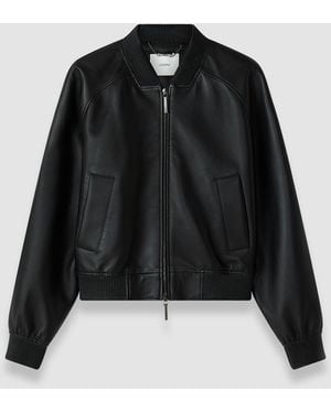 JOSEPH Quinn Soft Nappa Leather Jacket - Black