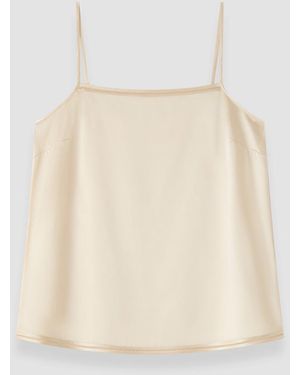 JOSEPH Gaia Silk Satin Camisole - White