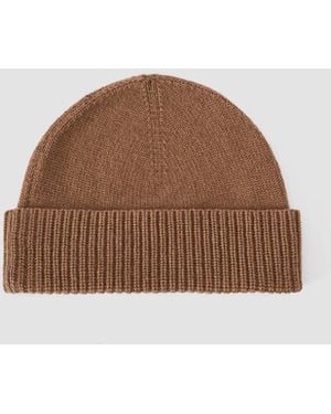 JOSEPH Chia Pure Cashmere Hat - Brown