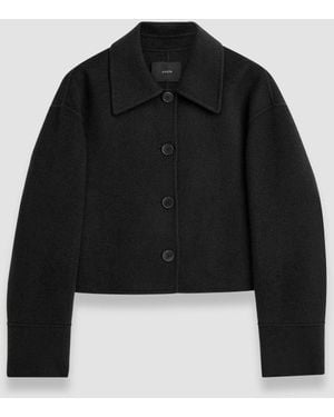 JOSEPH Double Face Cashmere Gerrard Jacket - Black