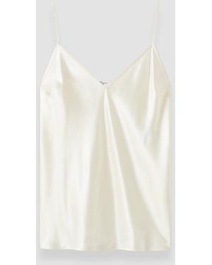 JOSEPH Clea Silk Satin Camisole - Blue