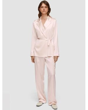 JOSEPH Joubert Silk Satin Jacket - Pink