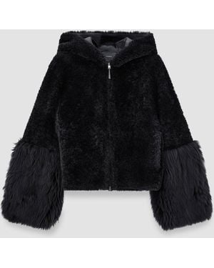 JOSEPH Veste Sarah En Peau De Lainée - Noir