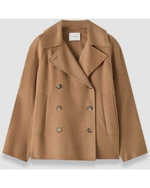 JOSEPH Apollo Light Double Face Wool Jacket - Natural