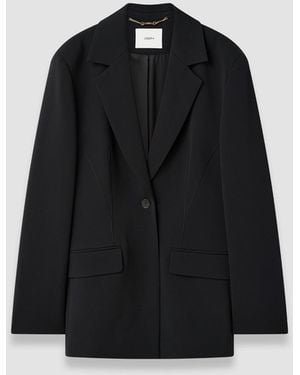 JOSEPH Fallon Comfort Cady Jacket - Black