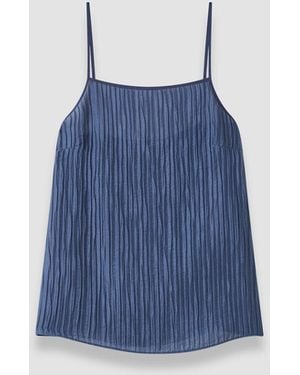 JOSEPH Titana Fluid Crinkle Camisole - Blue