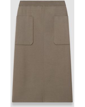 JOSEPH Milano Knit Stretch Skirt - White