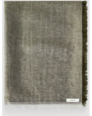 JOSEPH Fern Linen Blend Scarf - Grey