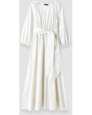 JOSEPH Bellan Cotton Sateen Dress - White
