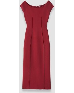JOSEPH Foin Compact Milano Knit Dress - Red
