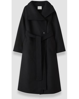 JOSEPH Fiore Wool Blend Coat - Black