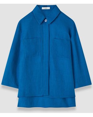 JOSEPH Simi Linen Blend Shirt - Blue