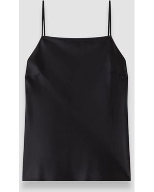 JOSEPH Cloe Silk Satin Camisole - Black