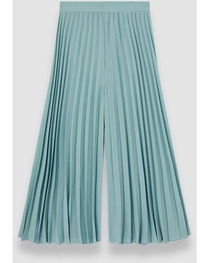 JOSEPH Anvers Airy Plissé Trousers - Blue
