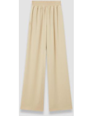 JOSEPH Nour Satin Twill Trousers - White