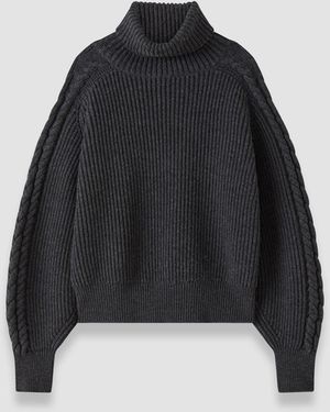 JOSEPH Alodina Merino Wool Knit Jumper - Black