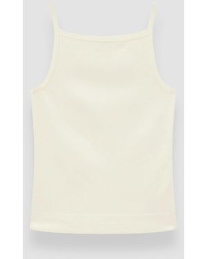 JOSEPH Viscose Knit Stretch Vest Top - White