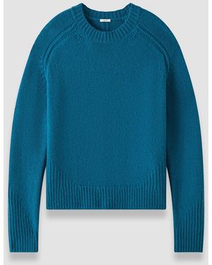 JOSEPH Isla Lofty Cashmere Jumper - Blue