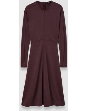 JOSEPH Wool Jersey Dress - Purple