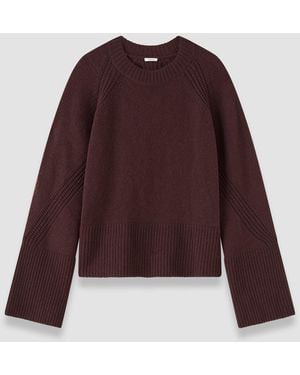 JOSEPH Pull Maple En Pur Cachemire - Rouge