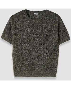 JOSEPH Lille Lurex Knit Top - Grey