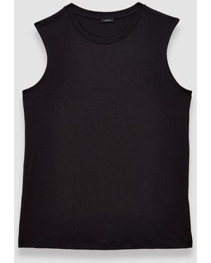 JOSEPH Cotton Silk Jersey Tank Top - Blue