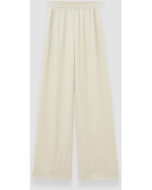 JOSEPH Hulin Crepe De Soie Silk Trousers - White