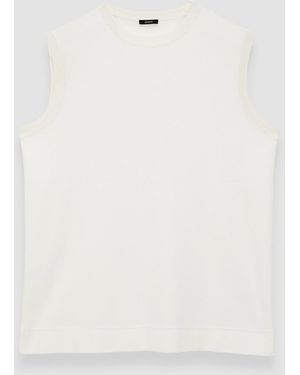 JOSEPH Bley Crepe De Soie Silk Blouse - White