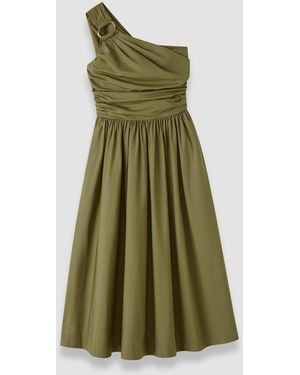 JOSEPH Ros Cotton Poplin Dress - Green