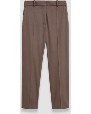 JOSEPH Pantalon Coleman En Flanelle De Laine Légère - Marron