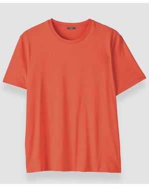 JOSEPH Cotton Silk Jersey T-Shirt - Red