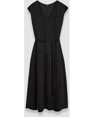JOSEPH Lutece Textured Viscose Dress - Black