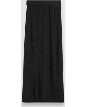 JOSEPH Gradient Stitch Skirt - Black