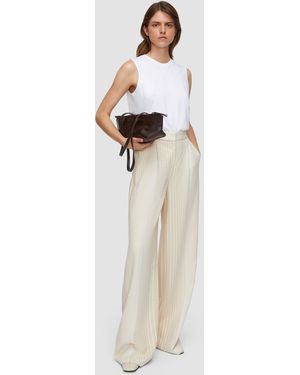 JOSEPH Cotton Silk Jersey Tank Top - White