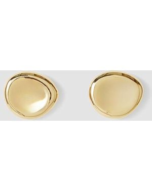 JOSEPH Bean Earrings - Metallic