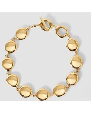JOSEPH Bean Necklace - Metallic