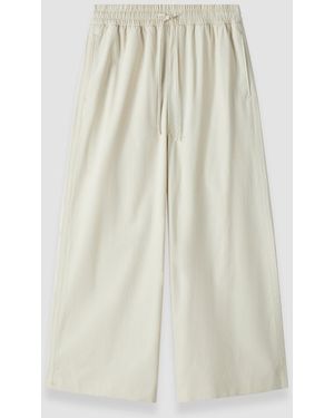 JOSEPH Thurla Light Cotton Trousers - Natural