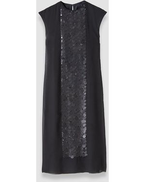 JOSEPH Boulle Two-Piece Chiffon Sequin Dress - Blue
