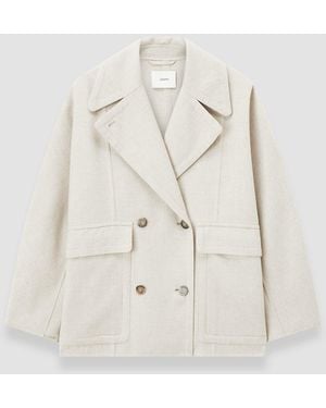 JOSEPH Menas Light Double Face Wool Jacket - Natural