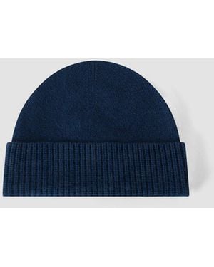 JOSEPH Chia Light Pure Cashmere Hat - Blue