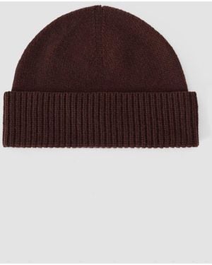 JOSEPH Chia Pure Cashmere Hat - Brown