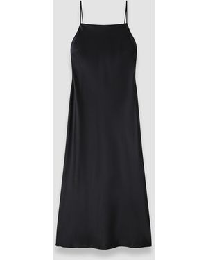JOSEPH Cloe Silk Satin Dress - Black