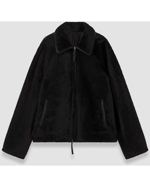 JOSEPH Kyro Reversible Soft Shearling Jacket - Black