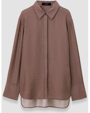 JOSEPH Joe Printed Silk Blend Blouse - Multicolour