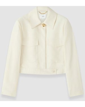 JOSEPH Renoir Viscose Tailoring Jacket - White