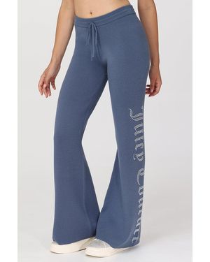 Juicy Couture Knit Flare Pants - Blue