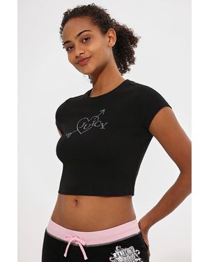 Juicy Couture Heart & Arrow Baby Tee - Pink