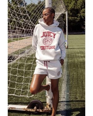 Juicy Couture Scottie Fleece Oversized Hoodie - Multicolor